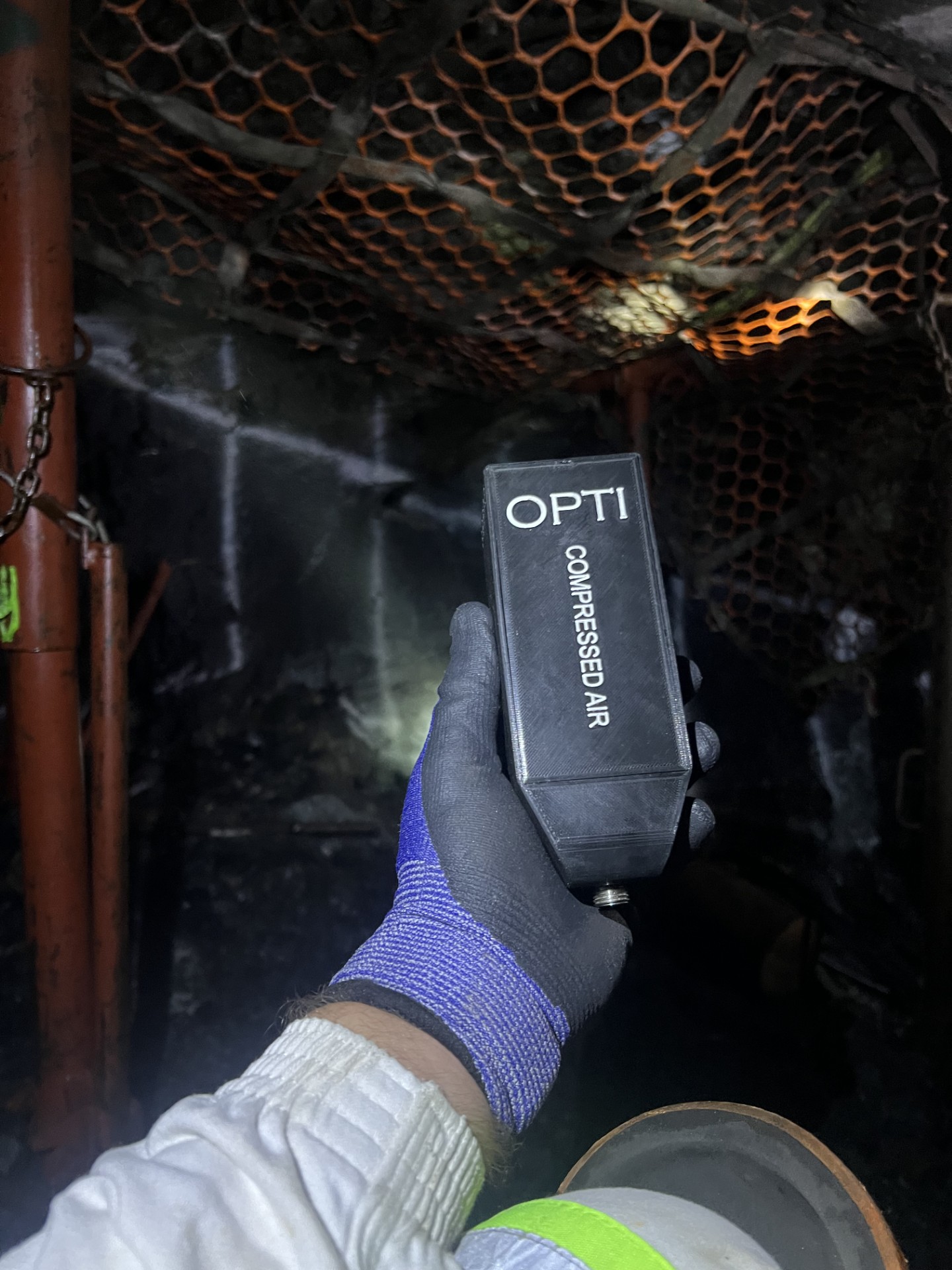 Industrial control room dashboard