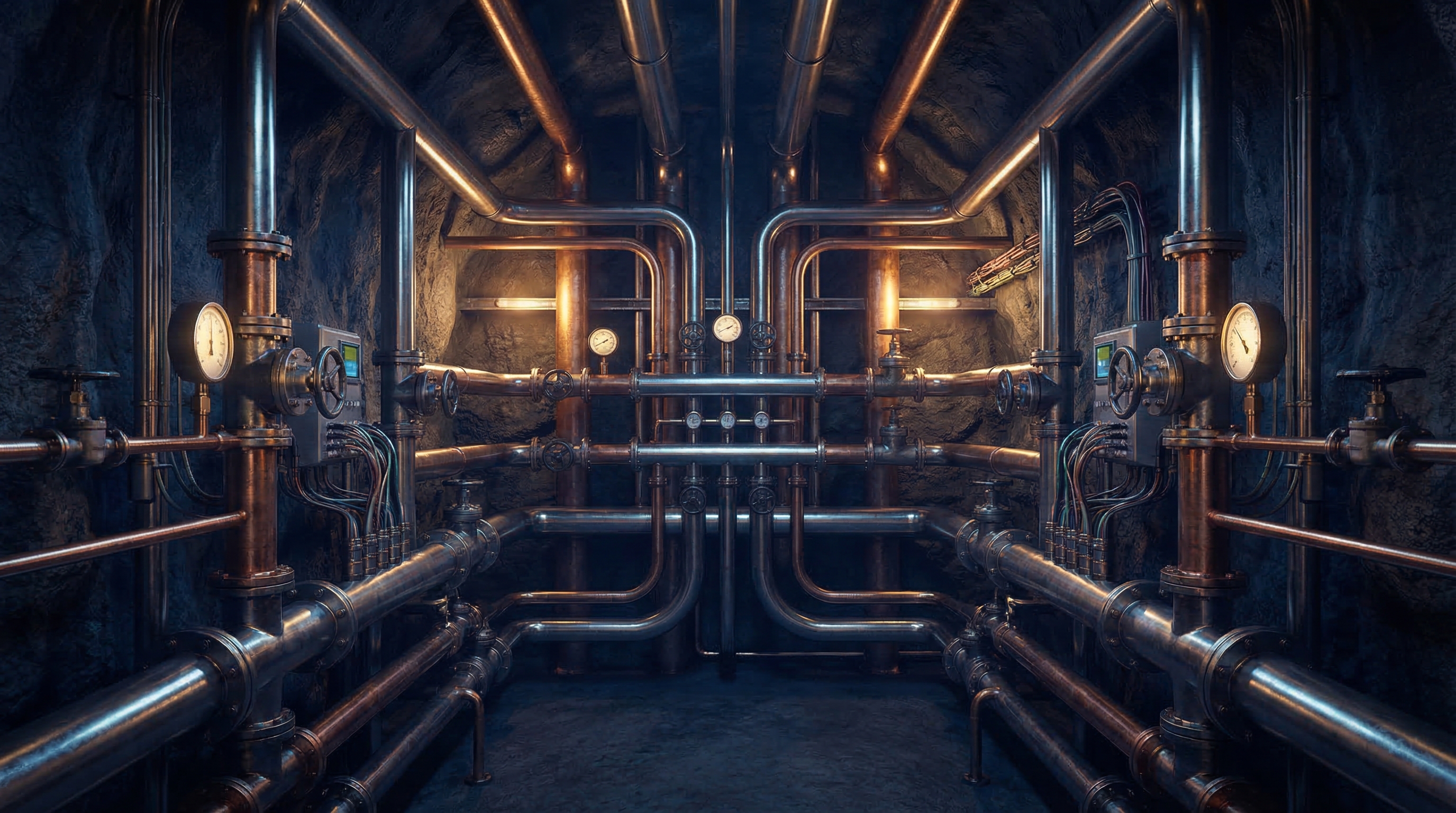 3D mining engineering network design visualization